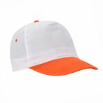 Gorra de Gabardina con visera Naranja