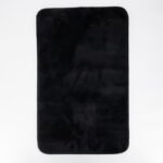 Alfombra Negro con Diseño Liso – Ultra Suave