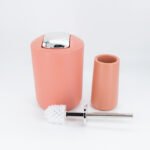 Set de baño Diseño Metal  Coral x 6 piezas