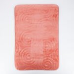 Alfombra Coral con Relieve de Espirales – Ultra Suave