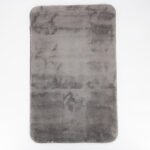 Alfombra Gris con Diseño Liso – Ultra Suave