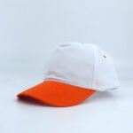 Gorro de Gabardina con visera Naranja