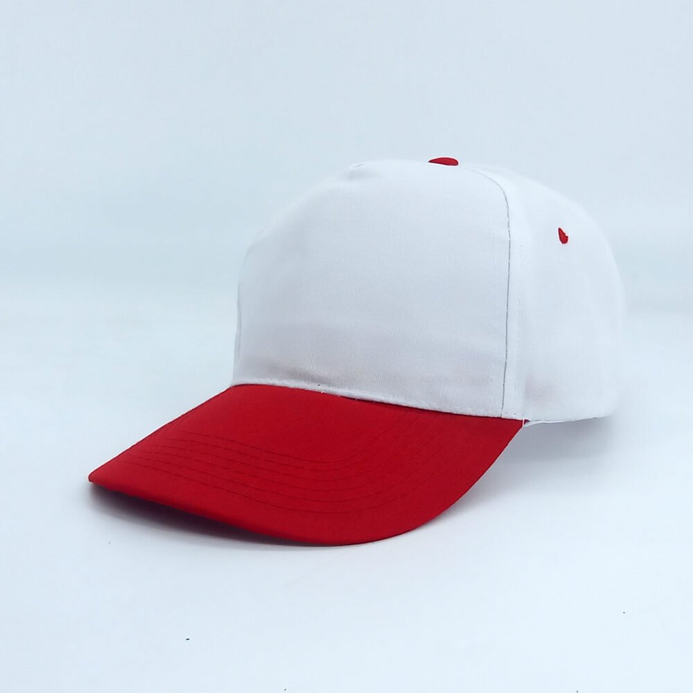 Gorro de Gabardina con visera Rojo
