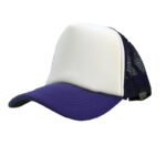 Gorra Trucker Frente Blanco Violeta