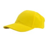 Gorro Gabardina Algodón Cerrado Atrás Amarillo