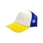 Gorro Trucker tricolor frente Blanco Amarillo-Francia