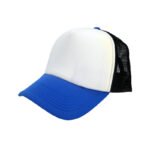 Gorro Trucker tricolor frente Blanco Francia-Negro