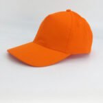Gorra Gabardina 100% algodón Naranja