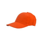 Gorro Gabardina Algodón Cerrada Atrás Naranja