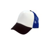 Gorro Trucker tricolor frente Blanco Negro-Francia