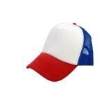 Gorro Trucker tricolor frente Blanco Rojo-Francia