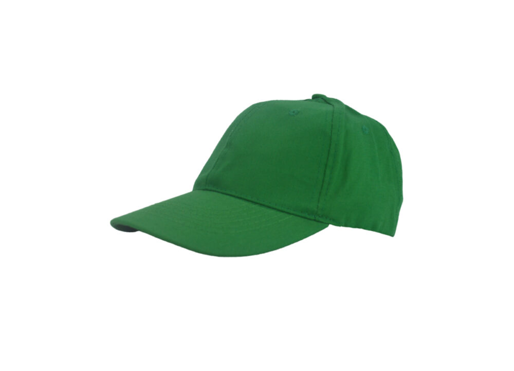Gorro Gabardina Algodón Cerrada Atrás Verde