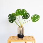 Hoja de Tortuga Artificial x7 – Estilo Monstera Realista