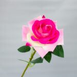 Rama De Rosa Artificial color Rosa