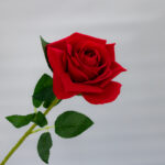 Rama De Rosa Artificial  color Rojo