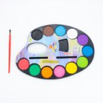 Acuarelas 12 colores con Pincel