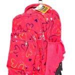 Mochila Carrito Corazones Rosa