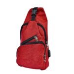 Mochila Riñonera Bandolera Morral Rojo