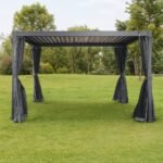 Pérgola-metálica importada terraza-diseno-calidad-unica-3×3