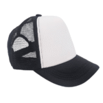 Gorro Trucker Infantil Frente blanco Negro