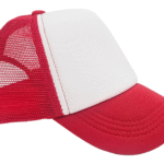 Gorro Trucker Infantil frente blanco Rojo