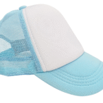 Gorro Trucker Infantil frente blanco Celeste