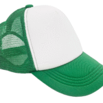 Gorro Trucker Infantil frente blanco Verde