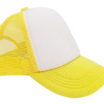 Gorro Trucker Infantil frente blanco Amarilla