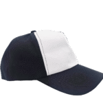 Gorro Infantil Frente blanco con velcro Negro