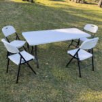 Set Mesa Plegable Picnic 1.80 cm mas 4 Sillas Plegables