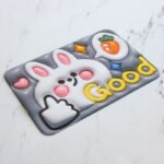 Alfombra Infantil 40×60 Antideslizante Diseño Conejito