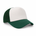 Gorra Trucker Frente Blanco Verde Musgo