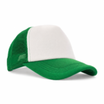 Gorra Trucker Frente Blanco Verde