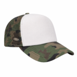 Gorra Trucker Frente Blanco Camuflado